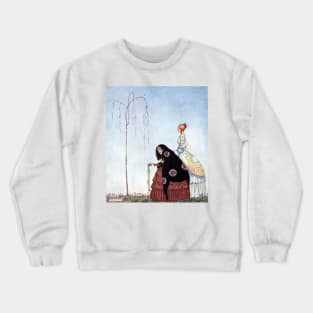 The Old Woman by Kay Nielsen Crewneck Sweatshirt